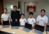 Gobierno de Montserrat Caballero entregó laptops a estudiantes