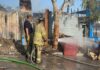 Fuerte incendio se registra en la Sánchez Taboada