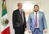 Recibe alcalde Ismael Burgueño al cónsul general de Estados Unidos Christopher Teal