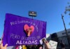Marchan dos mil mujeres en Tijuana