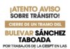 Informa Gobierno Municipal cierre parcial de un tramo del bulevar Sánchez Taboada y Calle 11 por trabajos de la CESPT